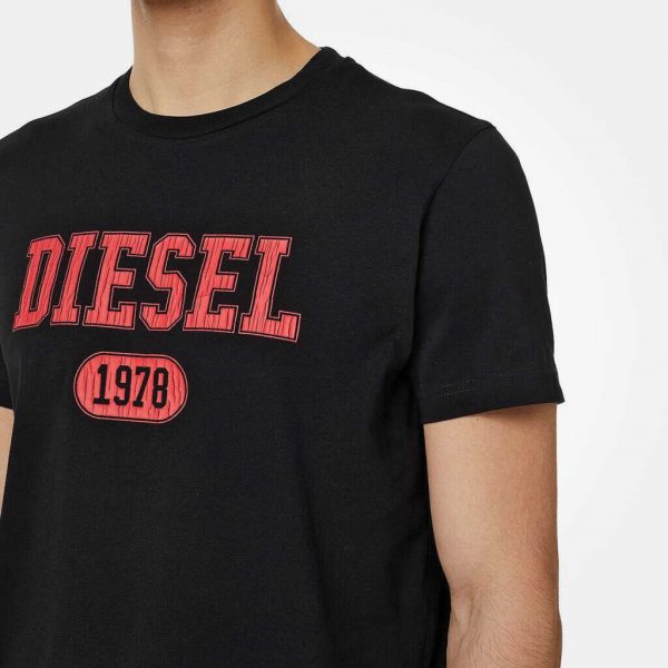 Diesel Mens Graphic Print Tshirt - Image 2