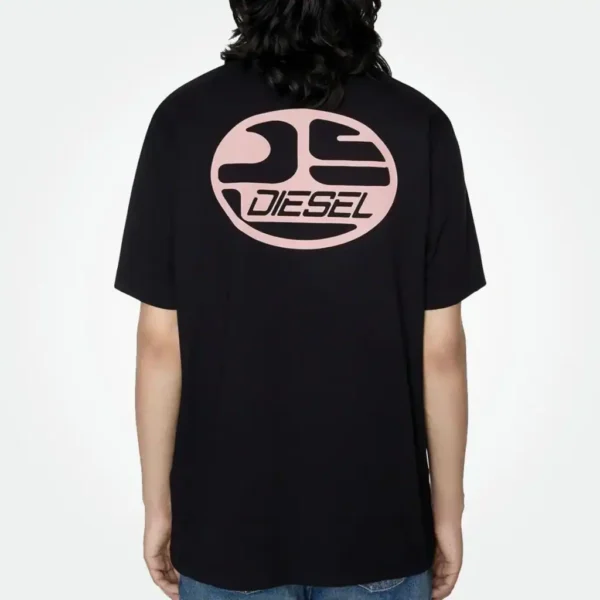 DIESEL MENS LOGO PRINT TSHIRT - Image 3