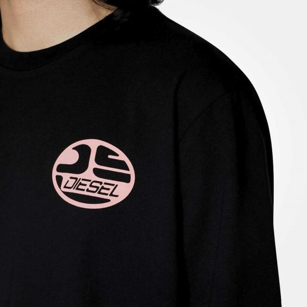 DIESEL MENS LOGO PRINT TSHIRT - Image 2