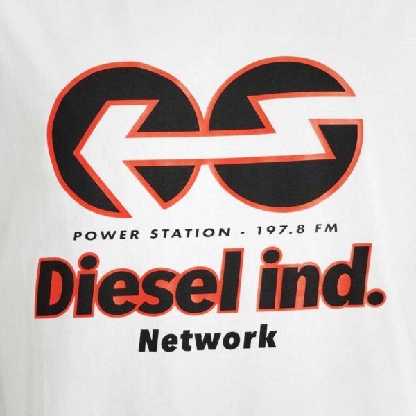Diesel Mens Graphic Print Tshirt - Image 2