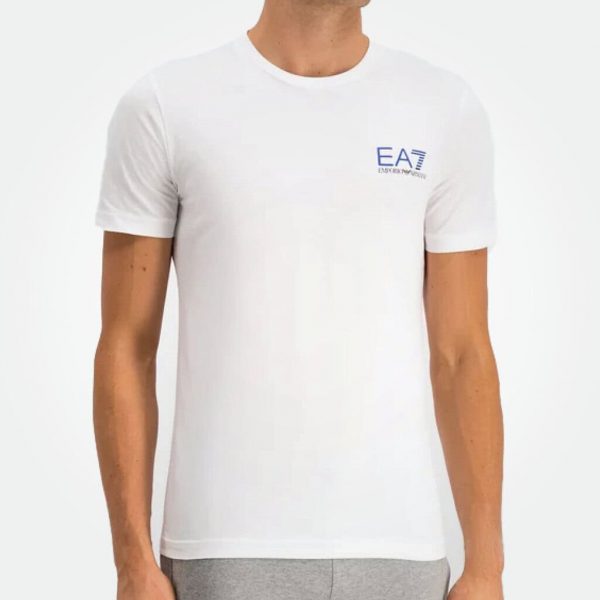 EA7 EMPORIO ARMANI MEN'S T-SHIRT BACK AND FRONT LOGO