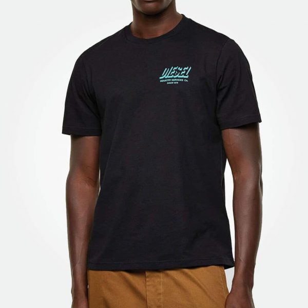 Diesel Men Small Graphic Print Tshirt - Image 2