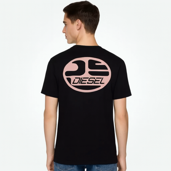 DIESEL MENS LOGO PRINT TSHIRT - Image 2
