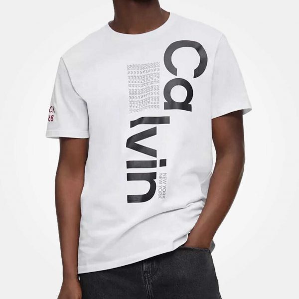 CALVIN KLEIN MEN T-SHIRT BIG GRAPHIC LOGO