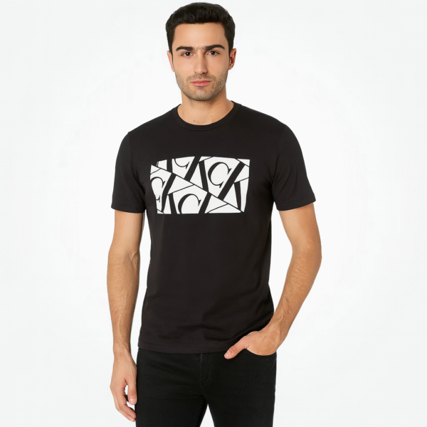 CALVIN KLEIN MEN'S MULTI MONOGRAM LOGO BOX T-SHIRT