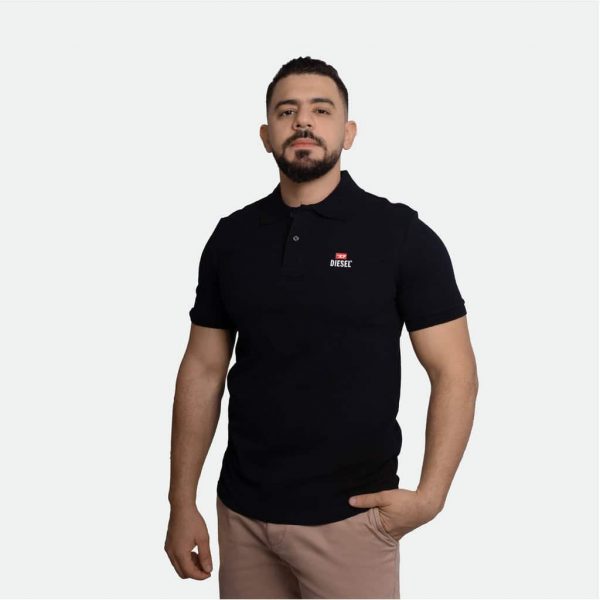 Diesel Men's Printed Small Logo Polo Shirt
