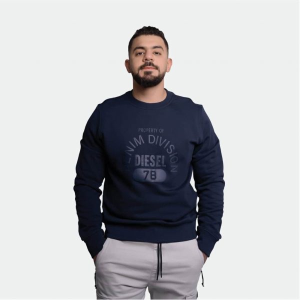 Diesel Mens Graphic Print Sweatshirt