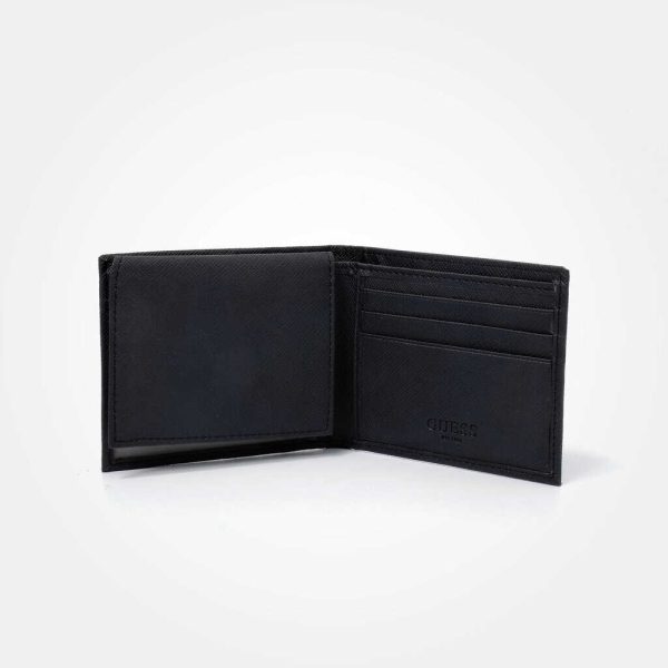 Guess Men's Leather Small Logo Bifold Wallet - Image 5