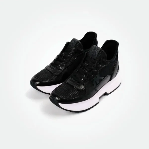 MICHAEL KORS CANVAS MUSE METALLIC LOGO TRAINER - Image 2