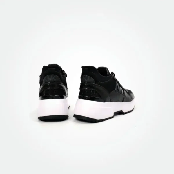 MICHAEL KORS CANVAS MUSE METALLIC LOGO TRAINER - Image 3