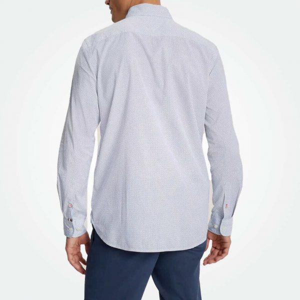 Tommy Hilfiger Men's Oxford Buttoned Shirt White Pattern - Regular Fit - Image 2