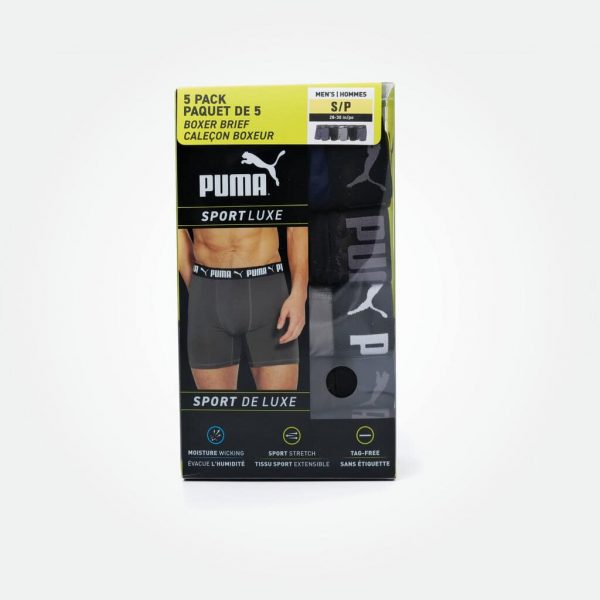 PUMA 5 PACK MEN'S UNDERWEAR BOXER BRIEF