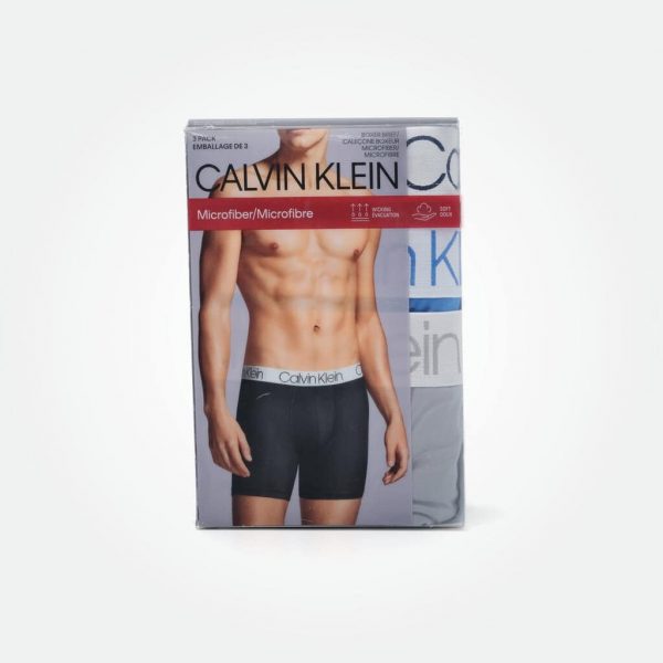 CALVIN KLEIN UNDERWEAR 3 PACKS MICROFIBER BOXER BRIEF