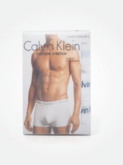 CALVIN KLEIN UNDERWEAR 3 PACK CLASSIC FIT LOW RISE TRUNK