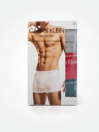 CALVIN KLEIN CLASSIC FIT MEN'S 3 PACK TRUNKS