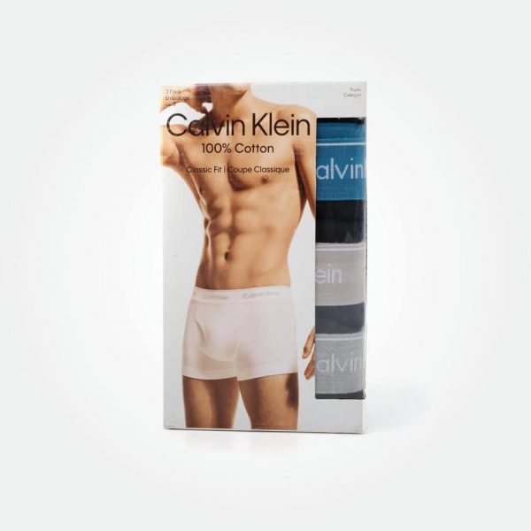 CALVIN KLEIN UNDERWEAR 3 PACK CLASSIC FIT TRUNKS
