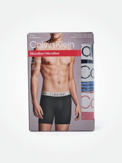 CALVIN KLEIN UNDERWEAR 3 PACKS MICROFIBER BOXER BRIEF