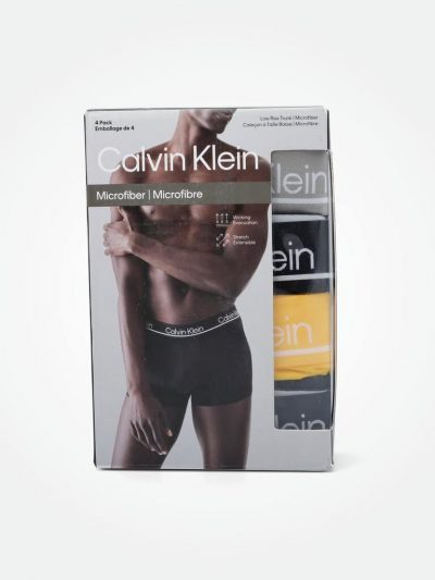 CALVIN KLEIN 4 PACKS MICROFIBER LOW RISE TRUNK