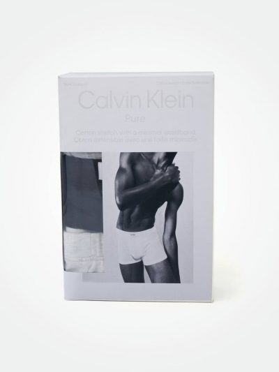 CALVIN KLEIN PURE UNDERWEAR 3 PACKS TRUNKS
