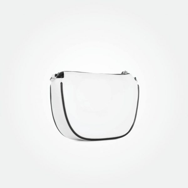 Guess Gabina Mini Zip-Top Crossbody in White - Image 3