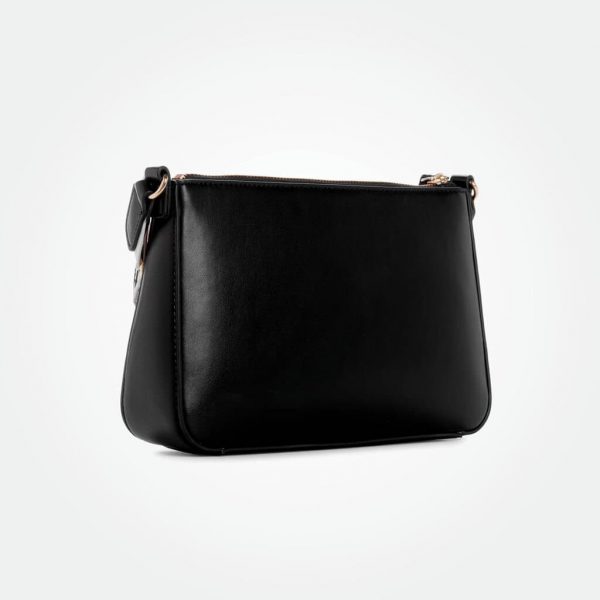 Guess Caracara Zip-Top Crossbody in Black - Image 4