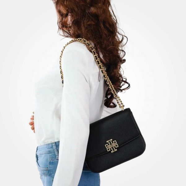 Tory Burch Britten Small Adjustable Shoulder/Crossbody Bag - Image 3