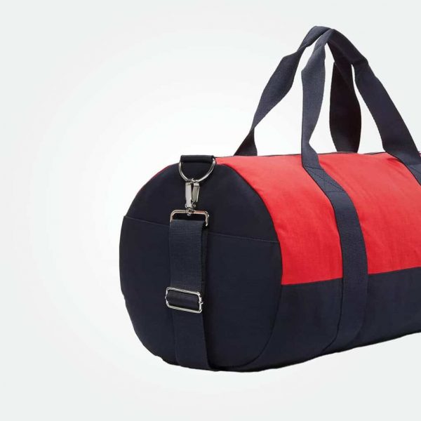 Tommy Logo Colorblock Canvas Duffle Bag - Image 3