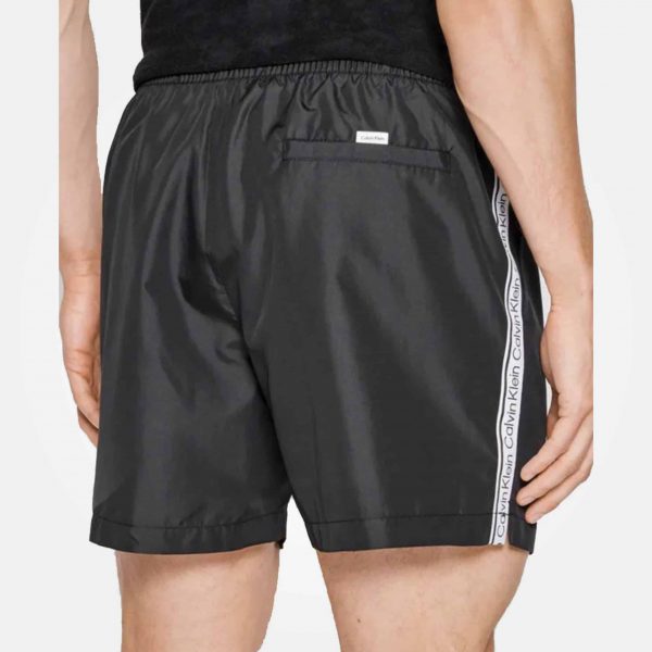 Calvin Klein Men's Euro Volley Logo Tape 5" Swim Shorts - Image 3