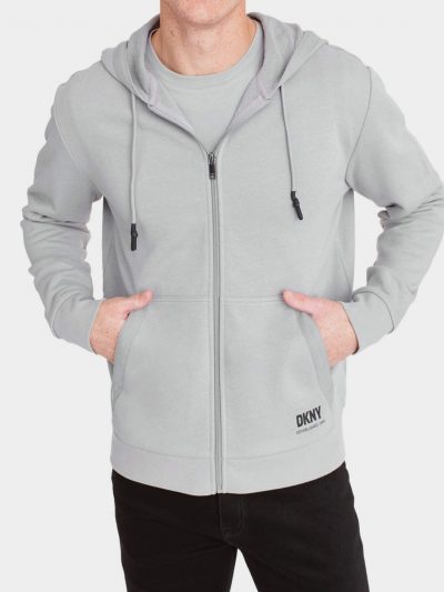 DKNY Men's Full-zipped Hoodie