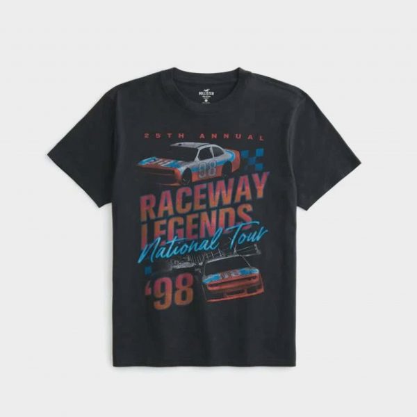 Hollister Men's Raceway logo T-shirts - Image 3