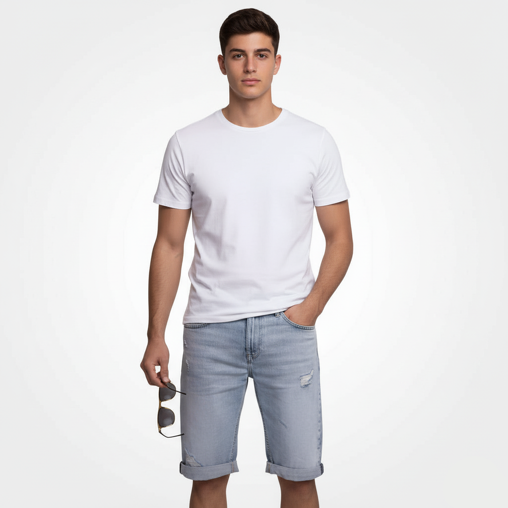 Tommy Hilfiger Men's Slim Denim Shorts 1 Tommy Hilfiger Men's Slim Denim Shorts