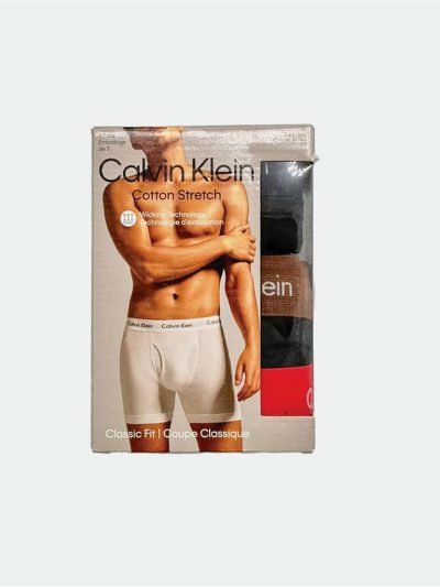 Calvin Klein Men's Boxer Brief Cotton Stretch 3 packs