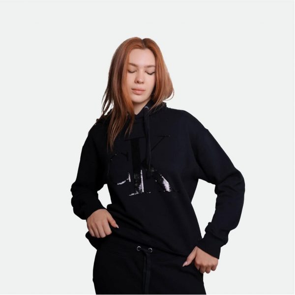 Calvin Klein Women's Hoodie Sequins - Image 2