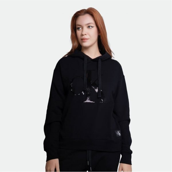 Calvin Klein Women's Hoodie Sequins - Image 3