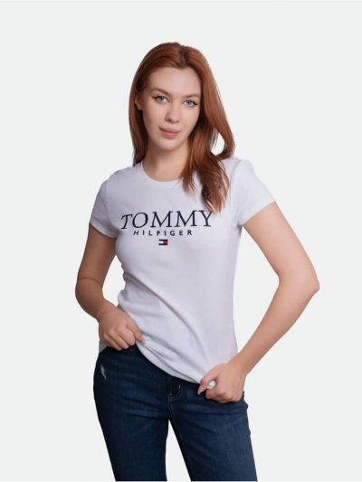 Tommy Hilfiger Women T-shirt Monogram Logo