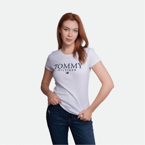 Tommy Hilfiger Women T-shirt Monogram Logo