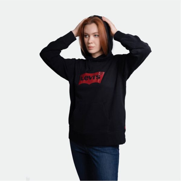 Levi's Women's Hoodie Jacket Graphic Print Logo - Image 2