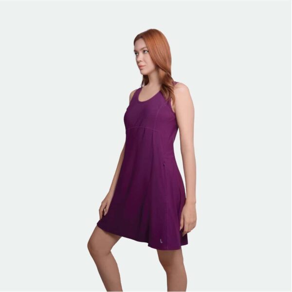Lole Women's Active Dress in Magenta - Image 2