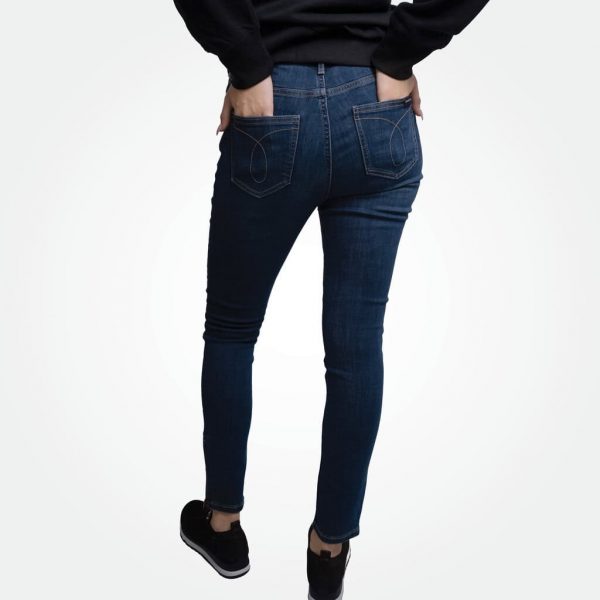 Calvin Klein Women's High Rise Skinny Ankle Zip Jeans - Image 2