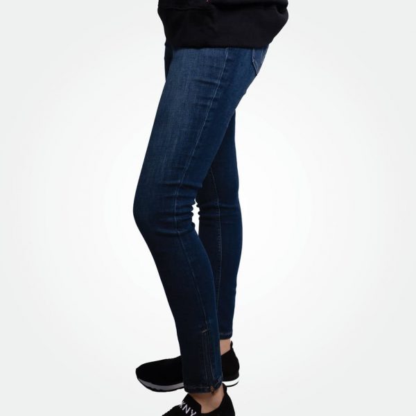 Calvin Klein Women's High Rise Skinny Ankle Zip Jeans - Image 3
