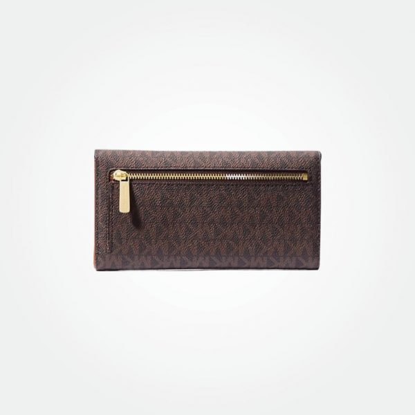 Michael Kors Jet Set Large Logo Trifold Wallet - Image 3
