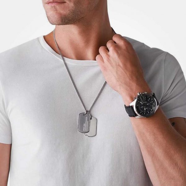 Diesel Watch and Necklace Set - DZ4559 - Image 4