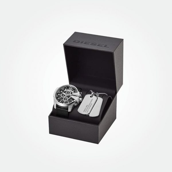 Diesel Watch and Necklace Set - DZ4559 - Image 3
