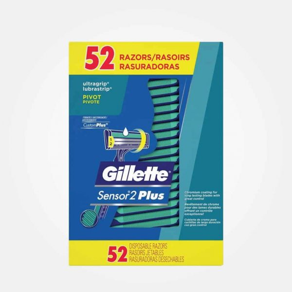 Gillette 52pcs Sensor2 Plus Disposable Razors