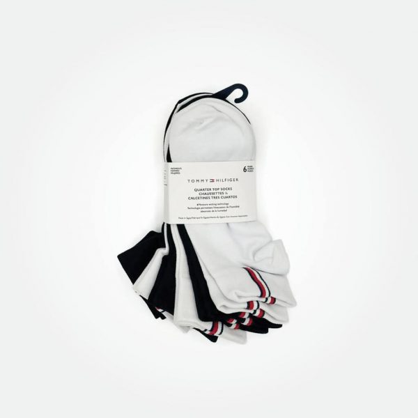 Tommy Hilfiger Women 6 Pairs Quarter Socks