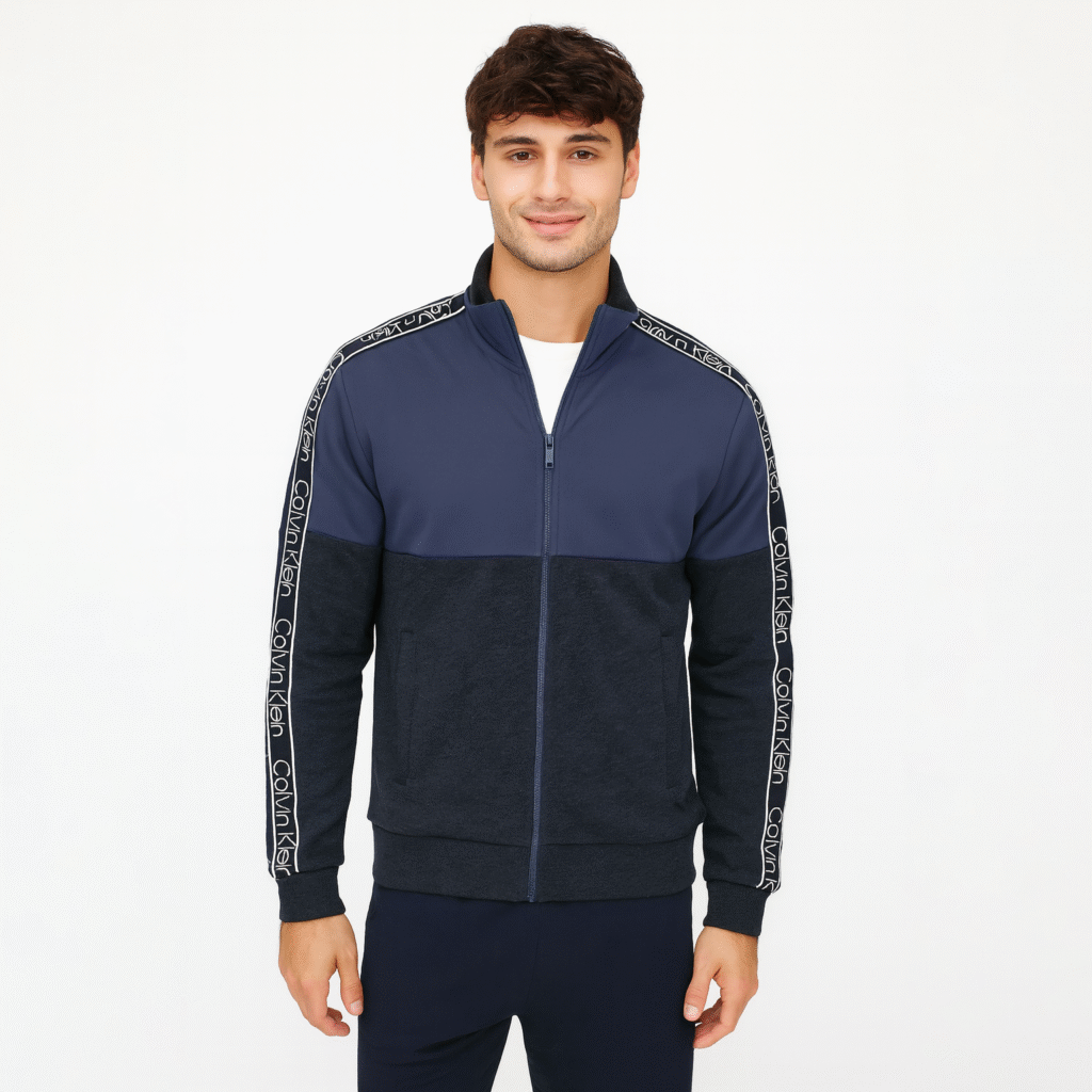 CALVIN KLEIN MEN'S FULL ZIP SWEATSHIRT