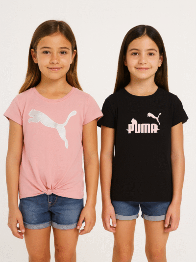 PUMA 2 PACK T-SHIRT FOR KIDS GIRLS