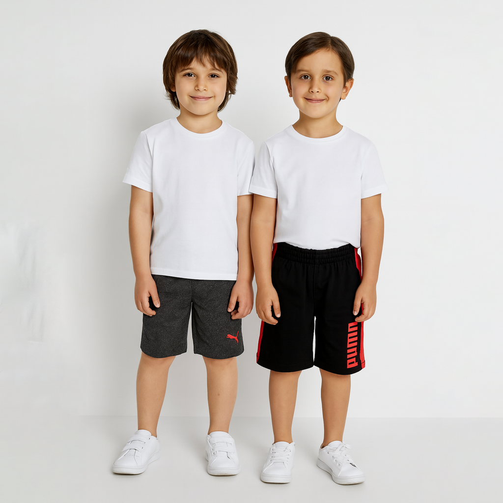 PUMA 2 PACK SHORTS FOR BIG BOYS 1 PUMA 2 PACK SHORTS FOR BIG BOYS