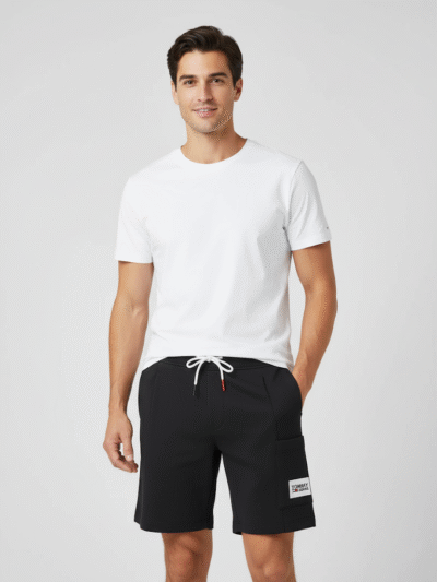 TOMMY HILFIGER  MEN'S SHORT LOGO PATCH