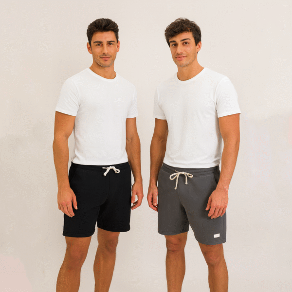 HOLLISTER MEN 2 PACK JOGGER SHORTS 7"